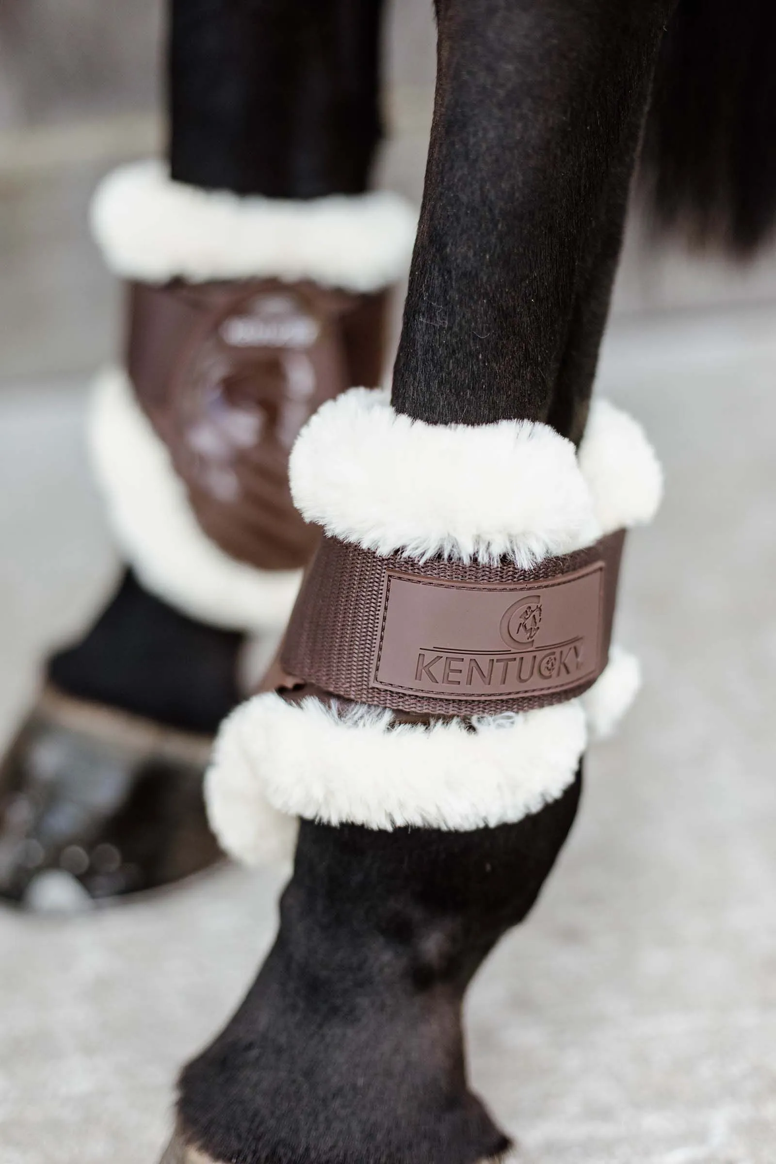 Kentucky Horsewear Stivali paranocche in pelle vegana per cavalli giovani