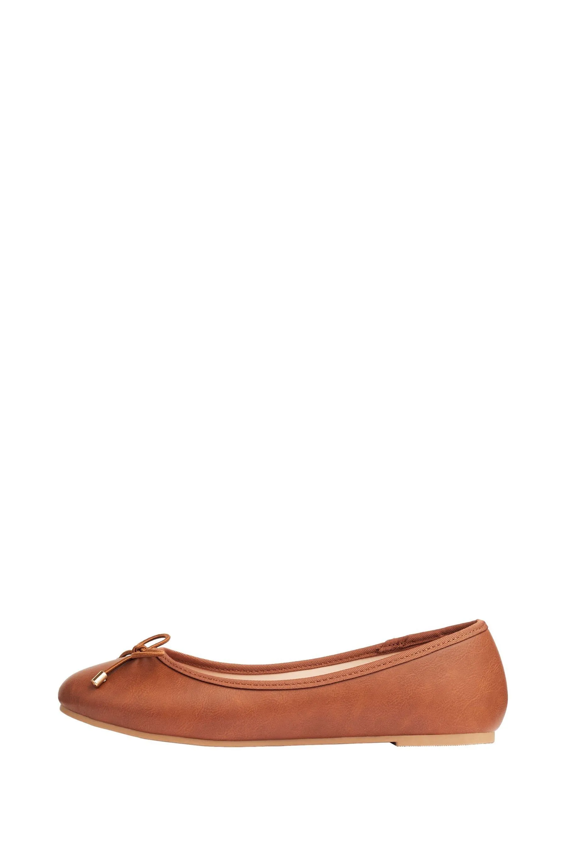 Lipsy - Ballerine Fiocco in pelle sintetica in metallo