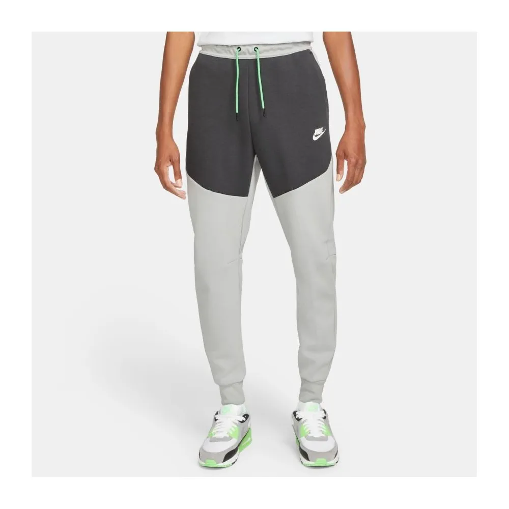 NIKE PANTALONE SPORTSWEAR TECH FLEECE - UOMO - GRIGIO-NERO - CU4495-078