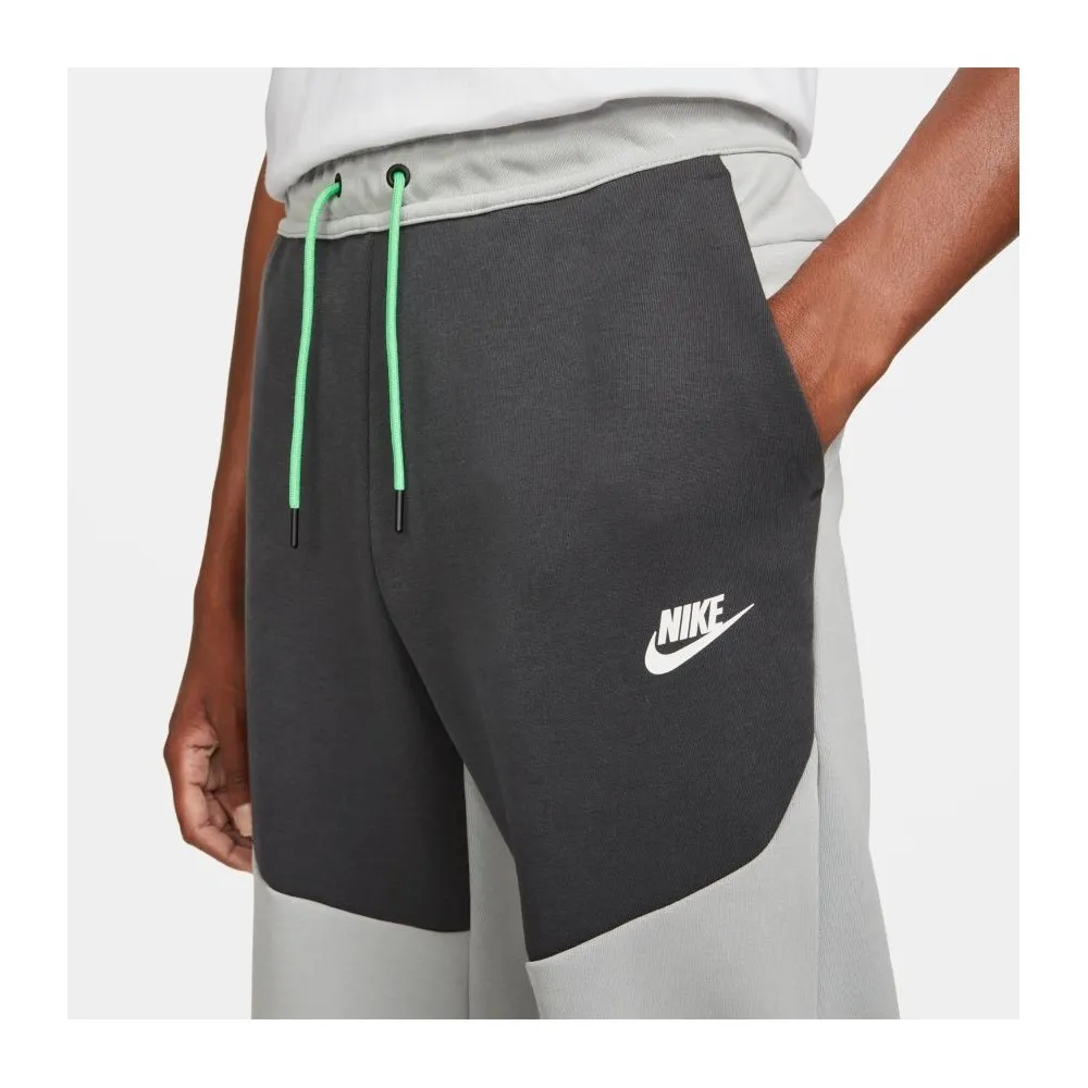 NIKE PANTALONE SPORTSWEAR TECH FLEECE - UOMO - GRIGIO-NERO - CU4495-078