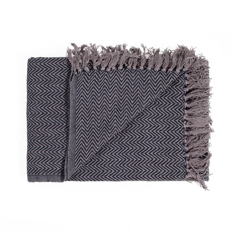 OresteLuchetta Plaid cotone HIP TEAL 135x190