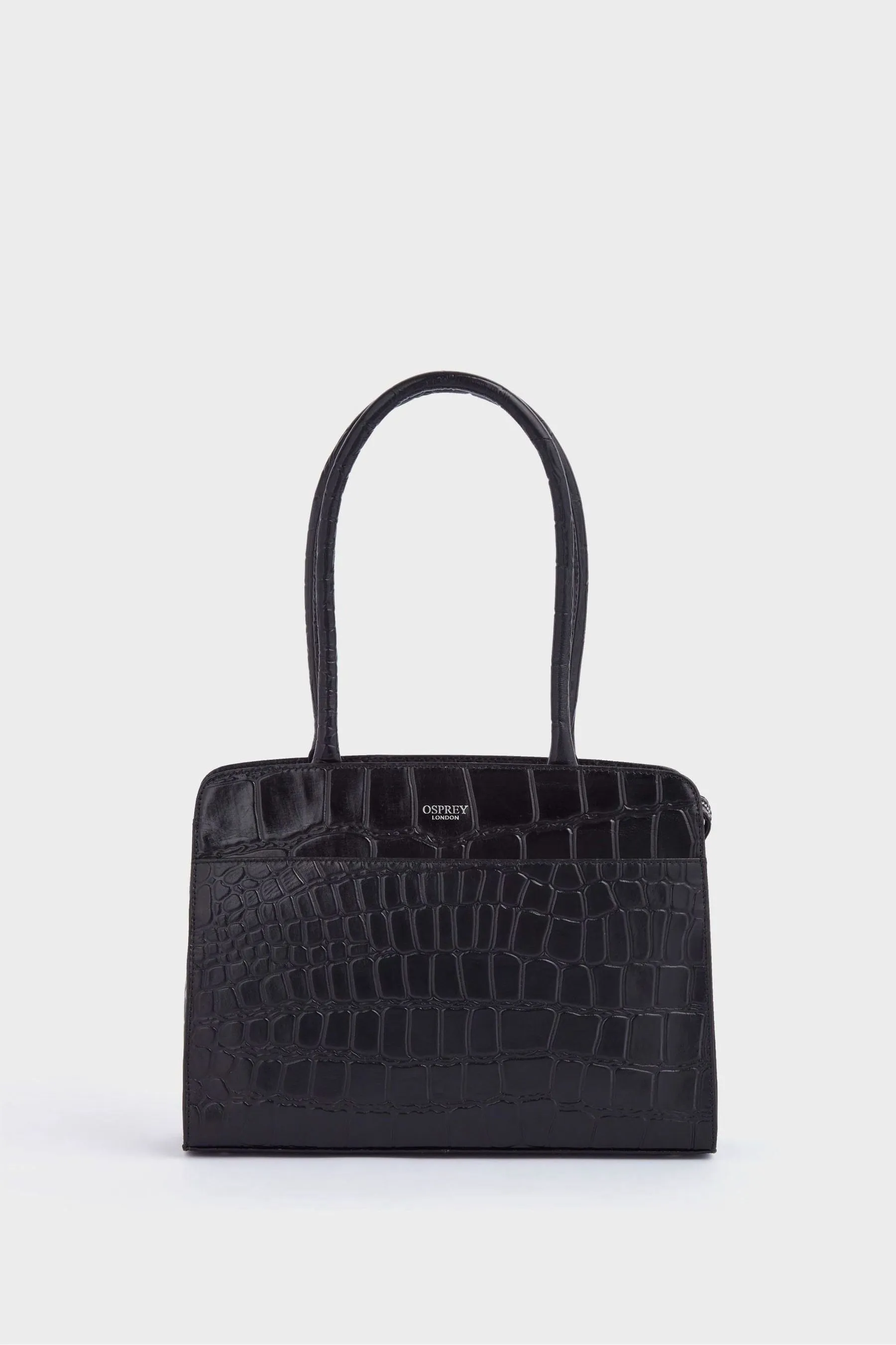 OSPREY LONDON - Tilly - Nero - Borsa da spalla in pelle