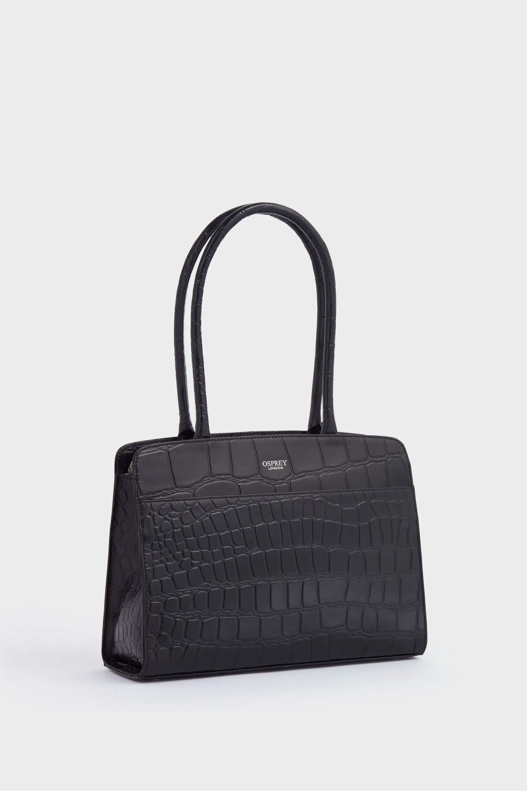 OSPREY LONDON - Tilly - Nero - Borsa da spalla in pelle