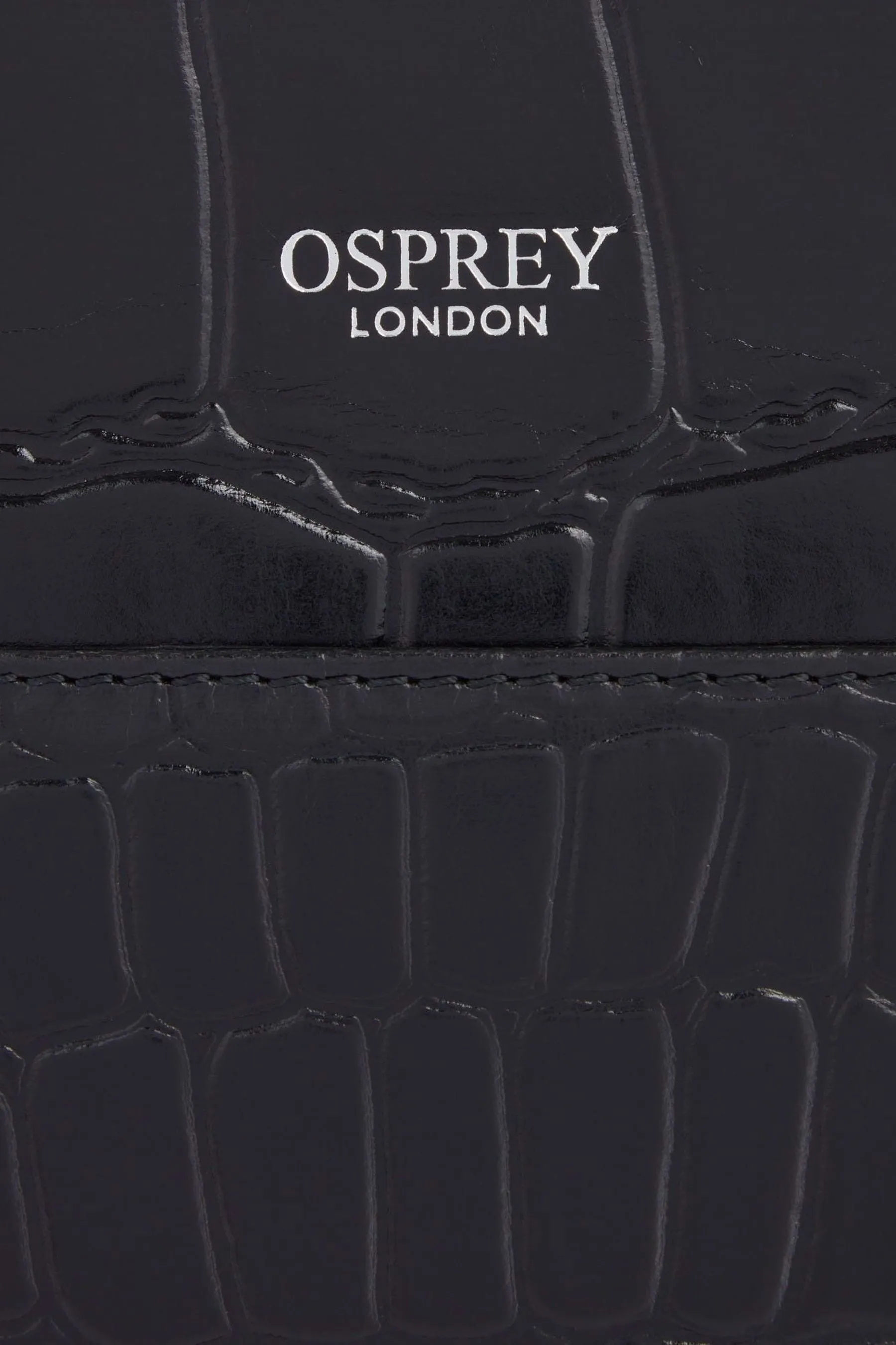 OSPREY LONDON - Tilly - Nero - Borsa da spalla in pelle