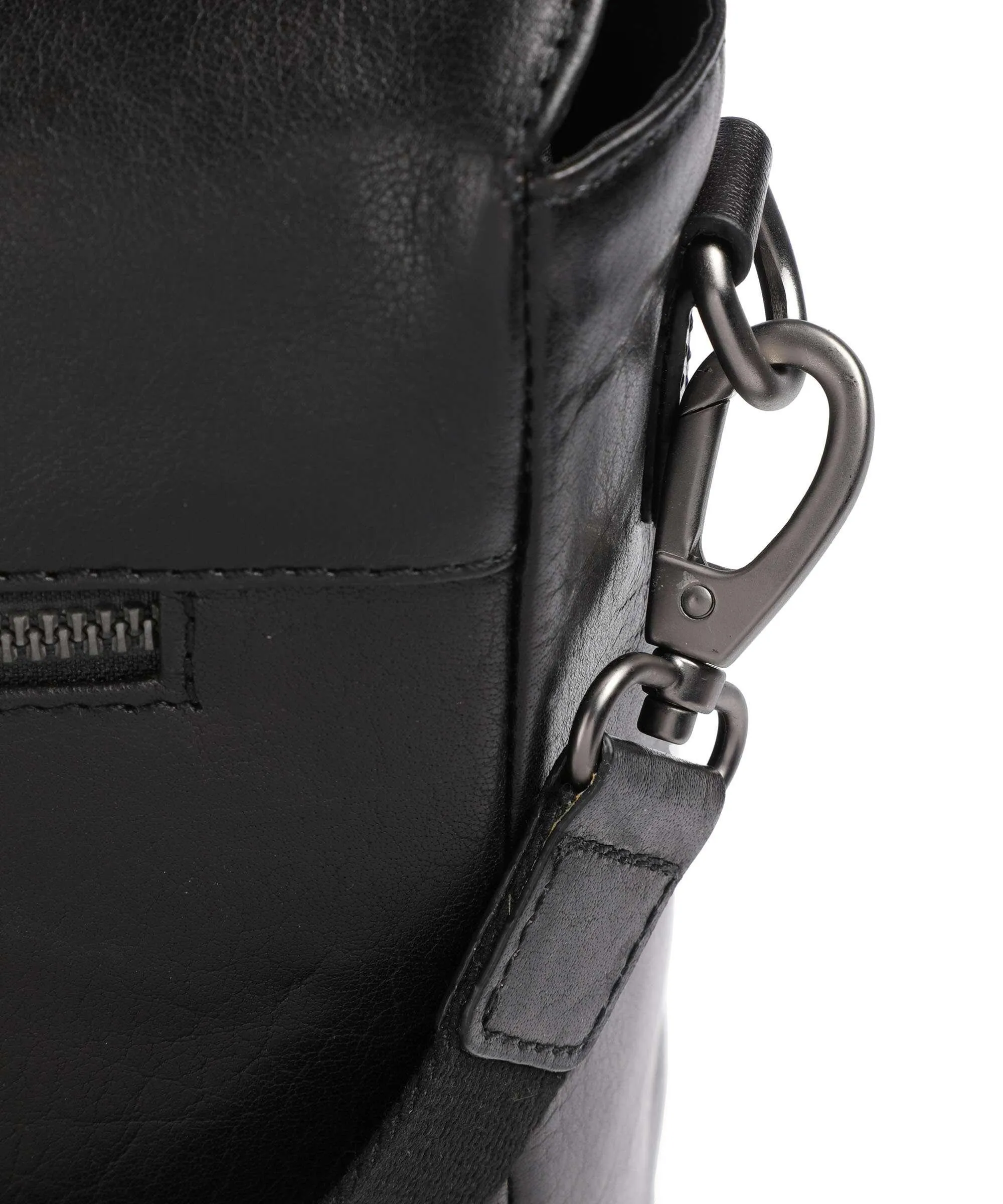  Plevier Rock Copal Borsa shopper 15″ pelle di bufalo nero  
