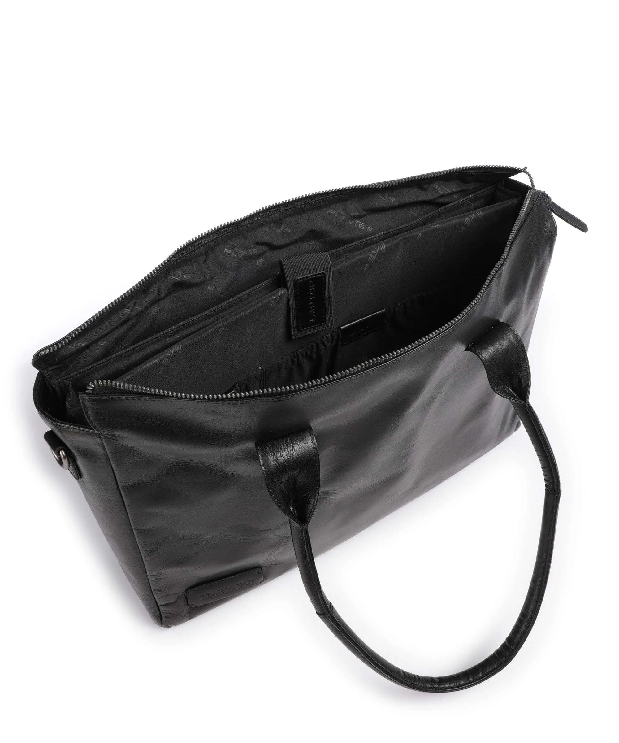  Plevier Rock Copal Borsa shopper 15″ pelle di bufalo nero  