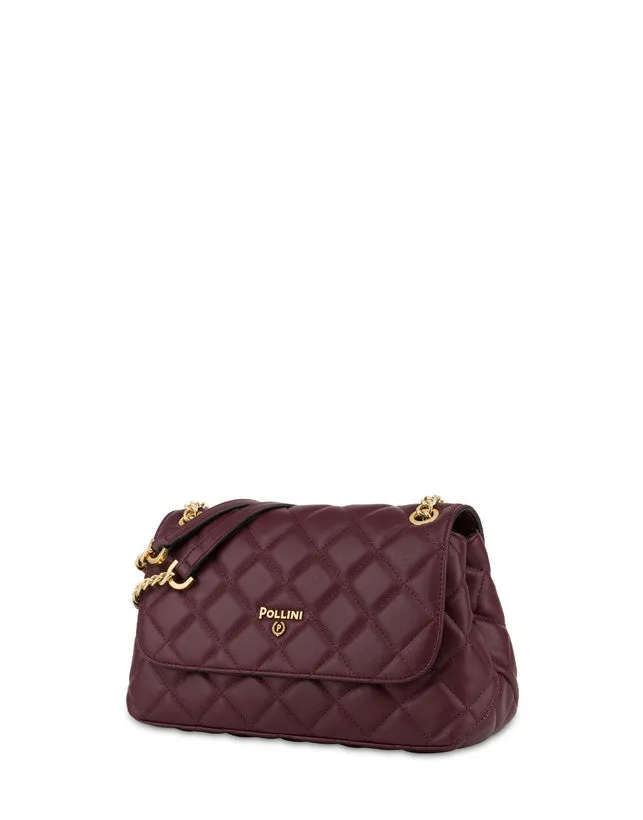 Pollini borsa donna bordeaux Rif844