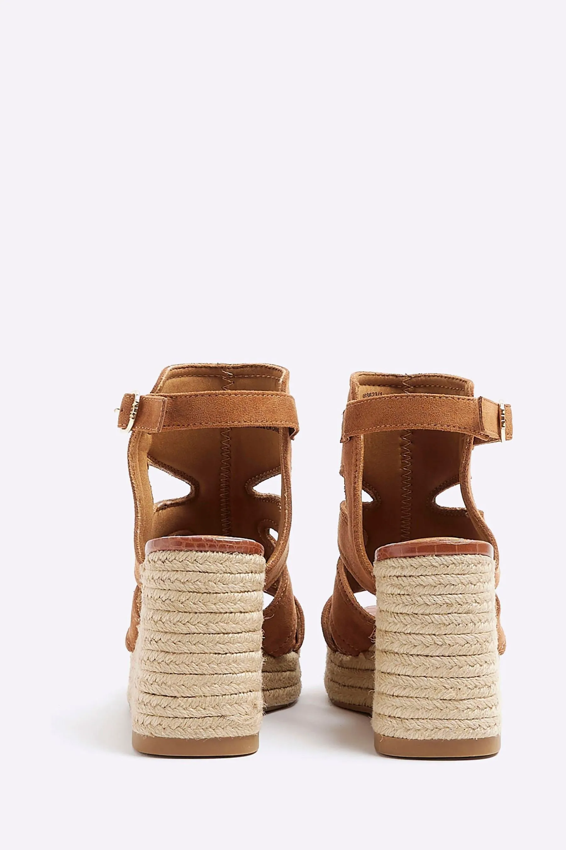 River Island - Scarpe Stivali con zeppa e cut-out