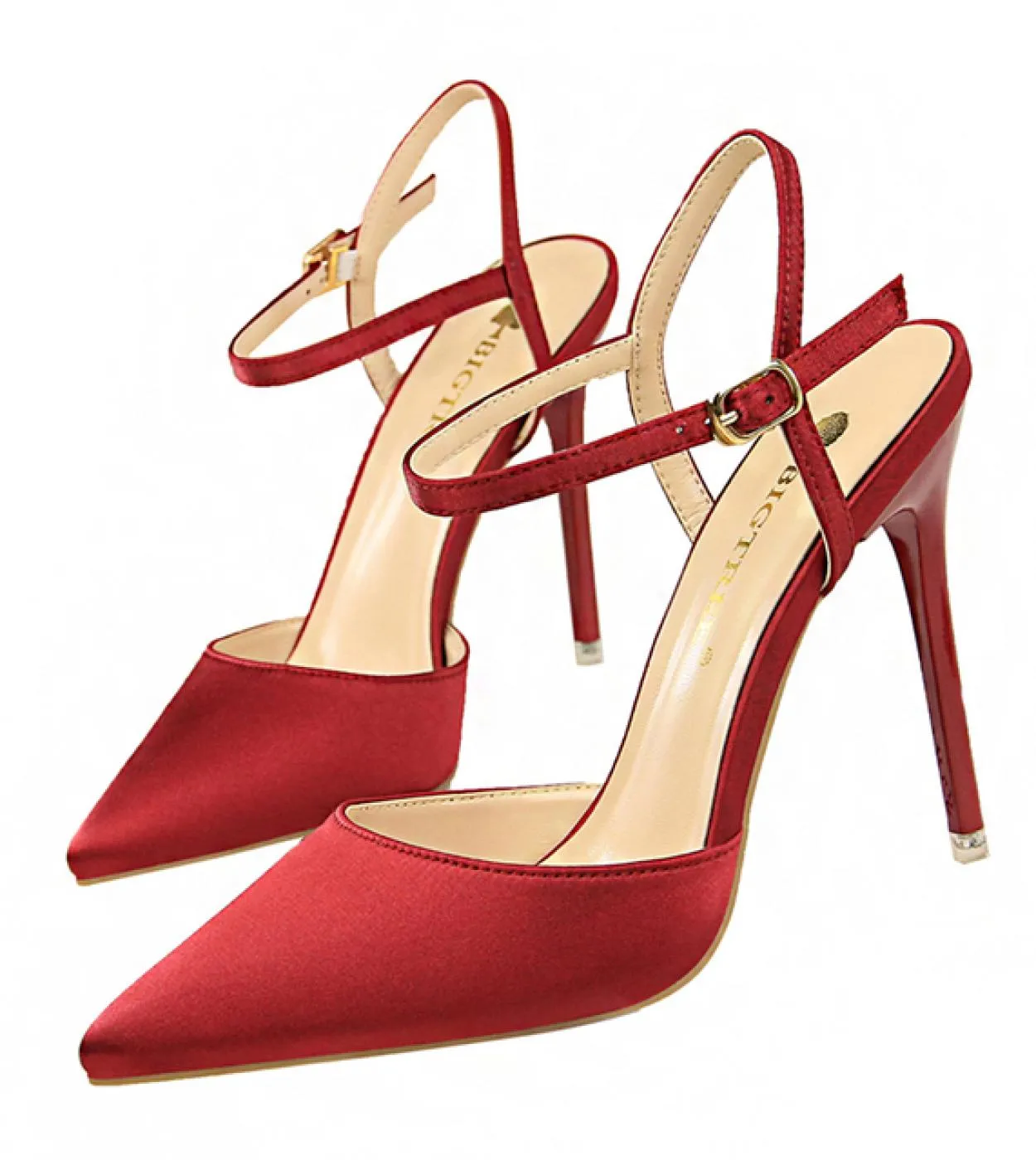 Sandali da donna 2023 Scarpe a punta concise 10,5 cm Tacchi alti Scarpe estive per donna Scarpe con tacco basso e sottile Scarpe