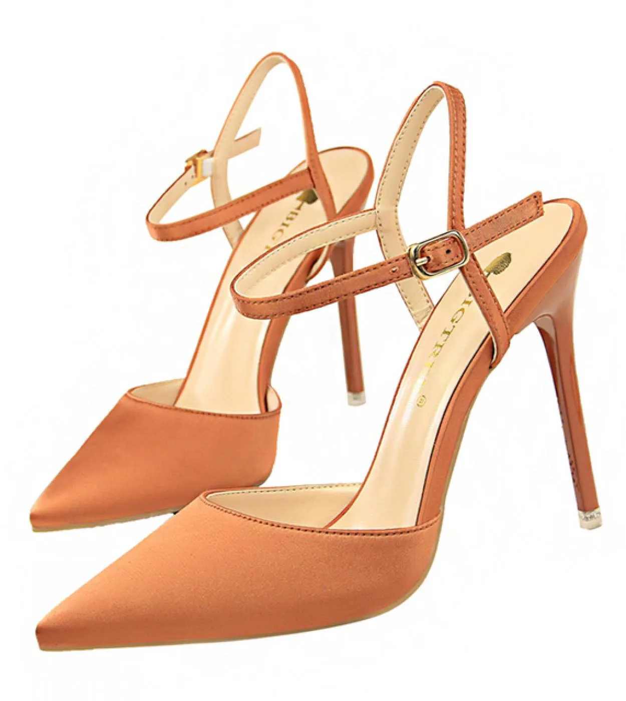 Sandali da donna 2023 Scarpe a punta concise 10,5 cm Tacchi alti Scarpe estive per donna Scarpe con tacco basso e sottile Scarpe