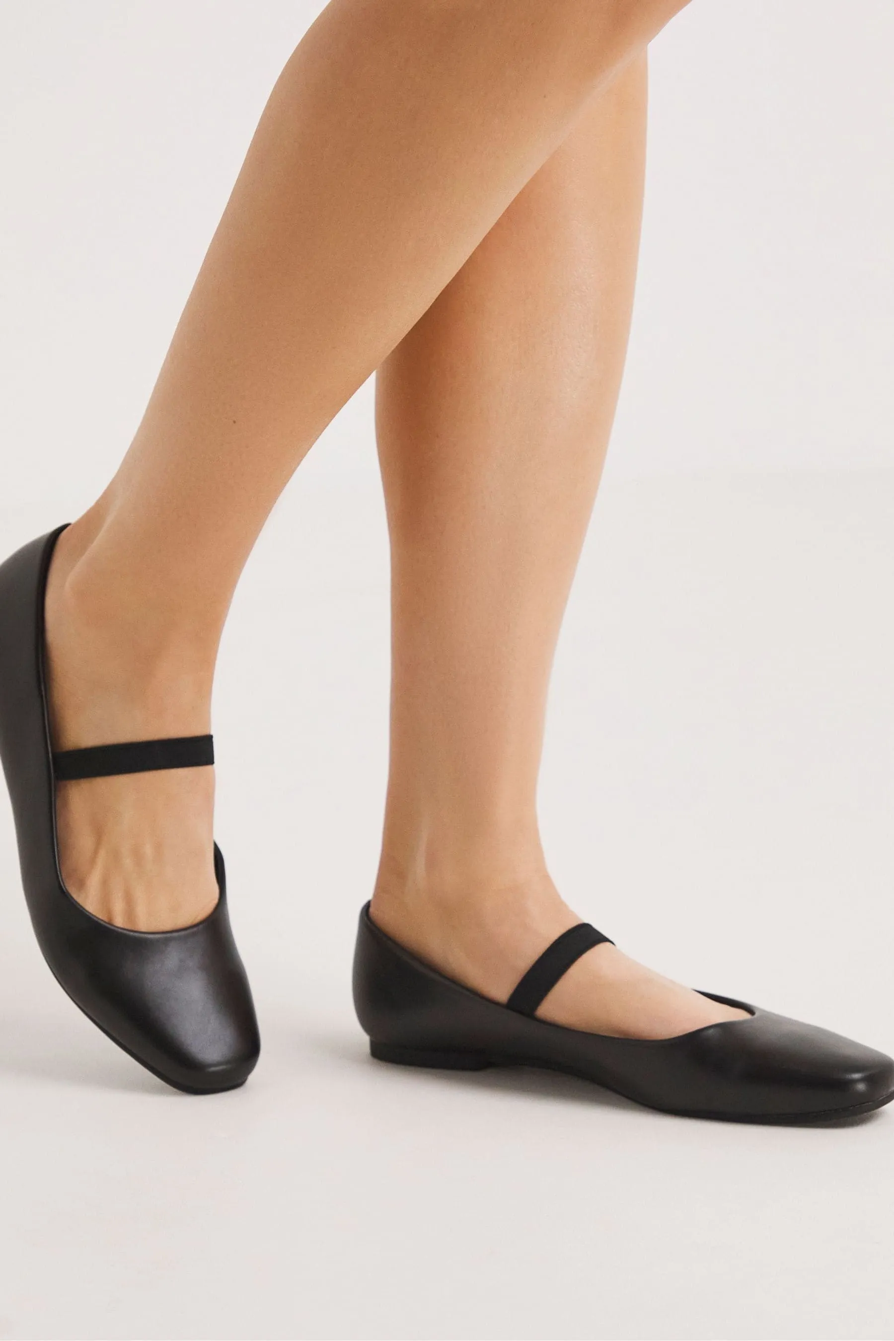 Simply Be - Eleanor - Ballerine con punta quadrata a Vestibilità ampia