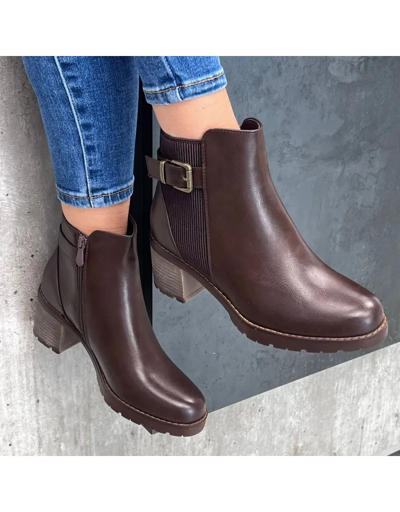 STIVALETTO MOIRA MARRONE