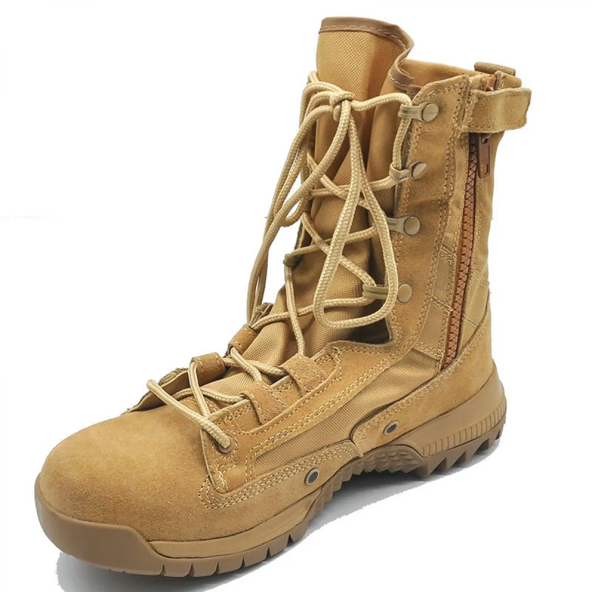 Stivali da combattimento retrò da uomo Primavera Autunno Stivali da combattimento con lacci da allenamento Scarpe da trekking al