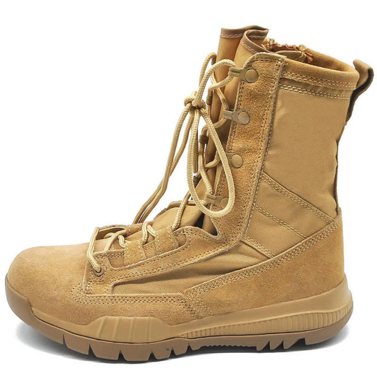 Stivali da combattimento retrò da uomo Primavera Autunno Stivali da combattimento con lacci da allenamento Scarpe da trekking al