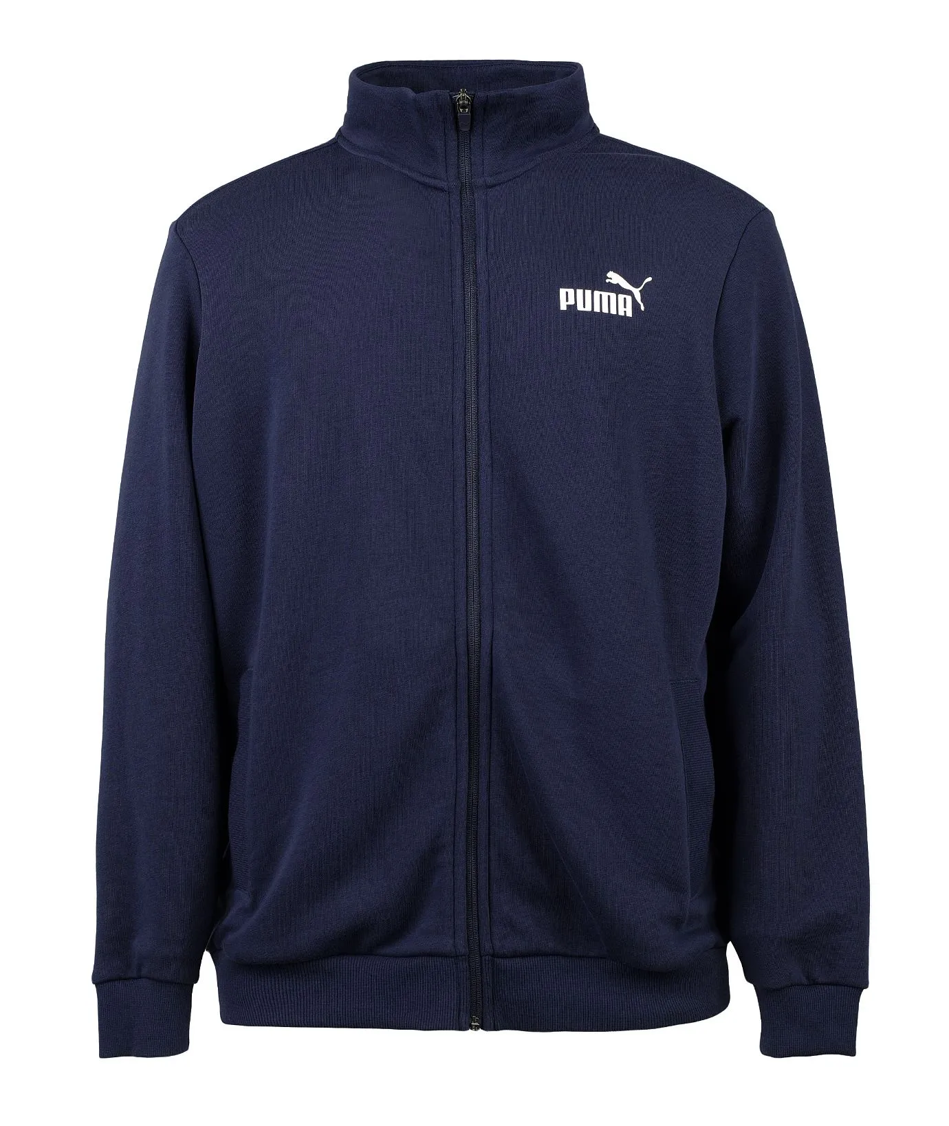 Tuta sportiva blu con logo