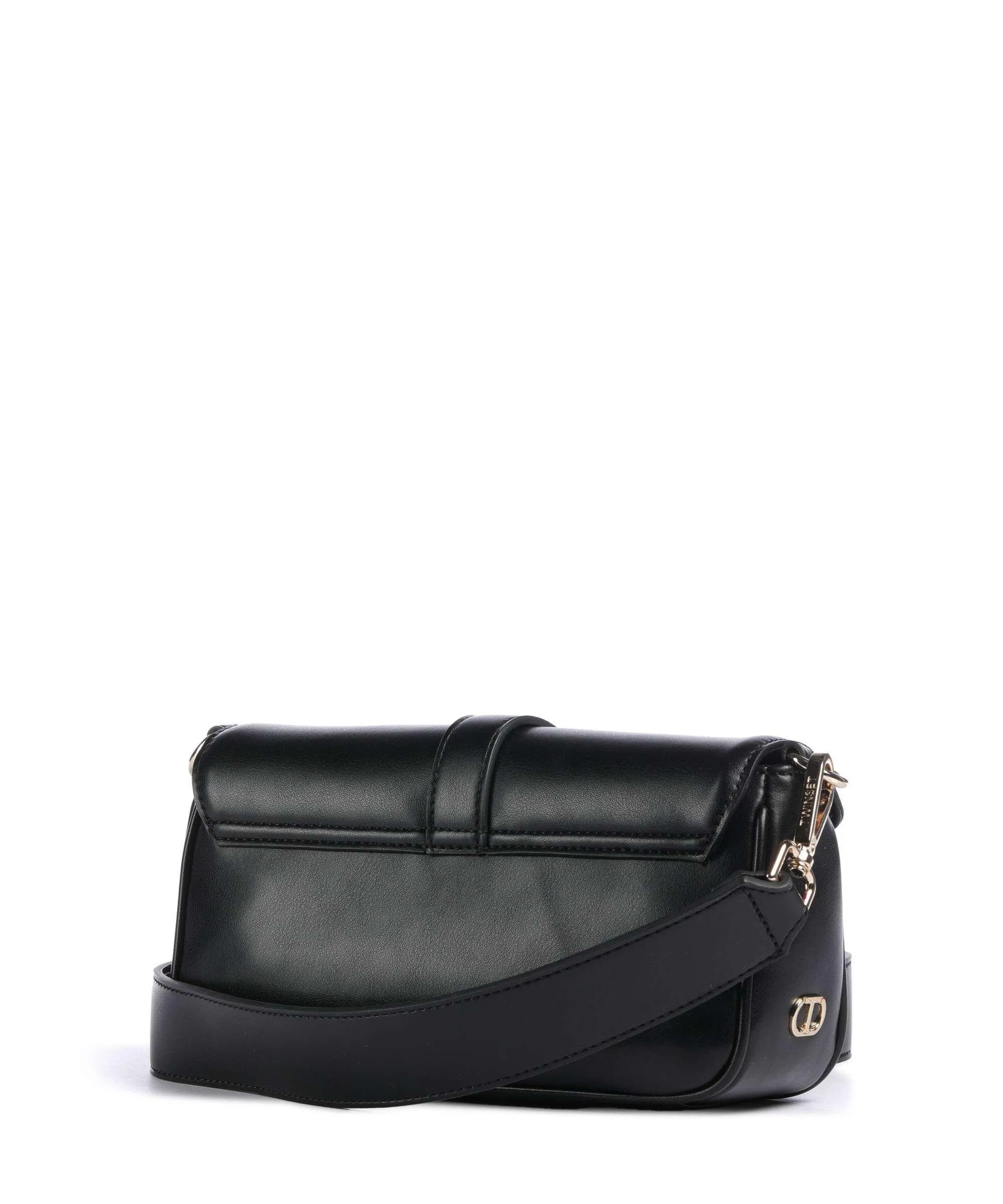  Twinset Borsa a tracolla pelle sintetica nero  