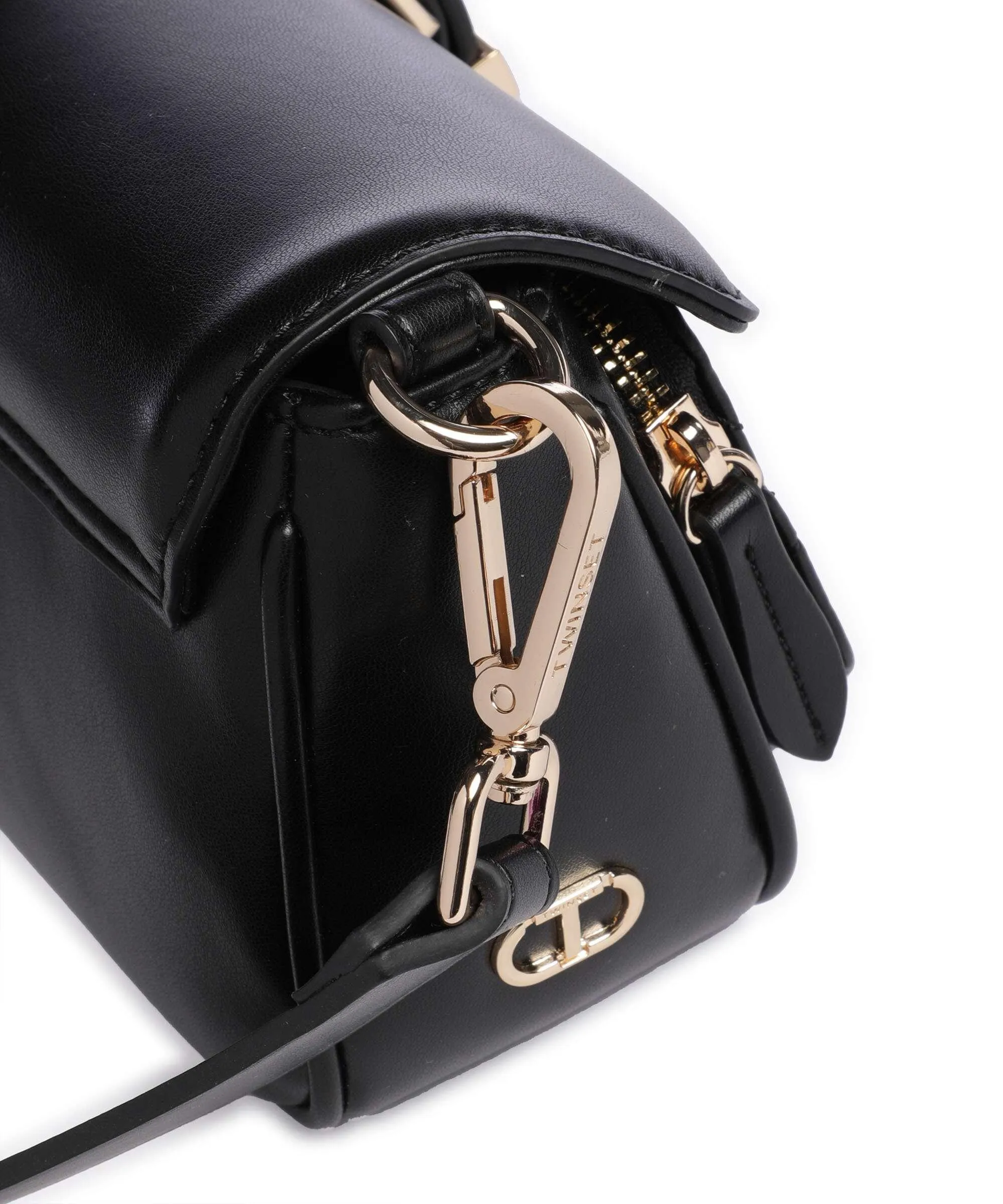  Twinset Borsa a tracolla pelle sintetica nero  