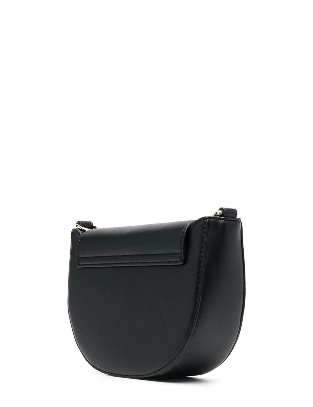 Versace Jeans Couture     Borsa a tracolla con placca logo Nero