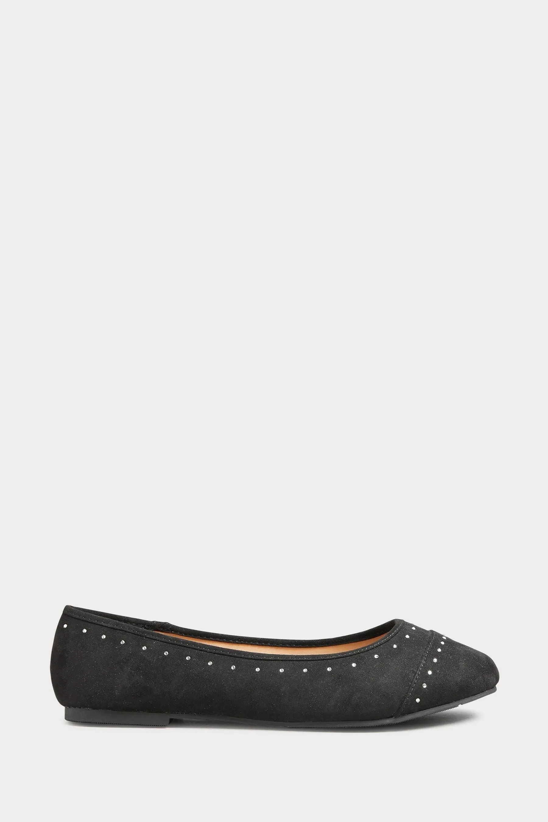 Yours Curve Vestibilità ampia - Ballerine con strass